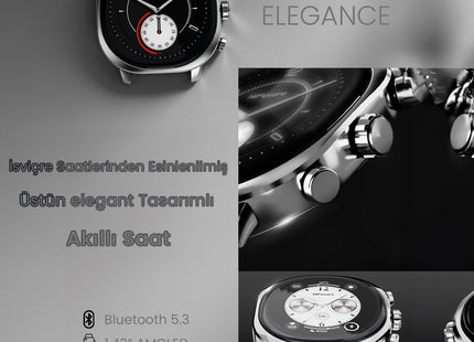 Smartwatch HiFuture Aix | Pantalla Táctil | Bluetooth | Monitor de Actividad | Banda 22 mm