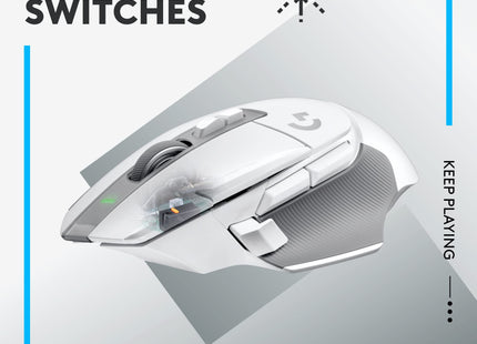 Mouse Gaming Logitech G502 X Lightspeed | Inalámbrico | Sensor HERO 25K | Switches LIGHTFORCE | Receptor USB