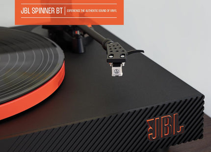 Tocadiscos JBL Spinner BT conexión Bluetooth y salida RCA