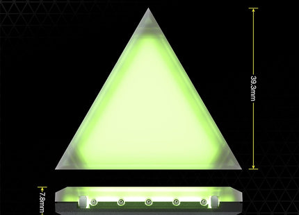 Paneles de Iluminación Corsair iCUE LC100 | Mini Triángulo | Kit de 9 Paneles RGB | CL-9011114-WW