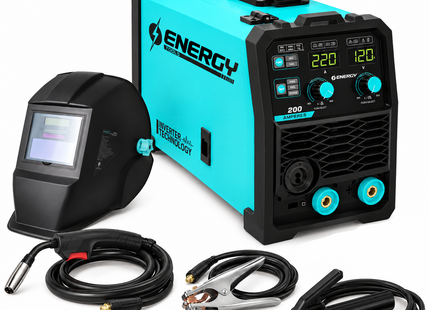 Energy Soldadora Inverter 3 en 1 200A y Máscara, IMET200 BV AD + WM30/1