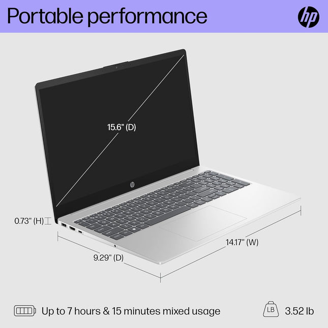 Laptop HP 15-FD0150WM | 15.6” | i5-1334U | 8GB | SSD 512GB | Intel UHD Graphics
