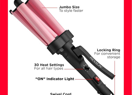 Jumbo Waver Revlon | Para crear ondas suaves y con volumen en pocos minutos