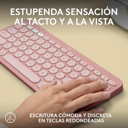Teclado Logitech Pebble Keys 2 K380S | Inalámbrico | Bluetooth | Español