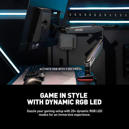 Soporte para Monitor MSI MPG MT201R RGB | Ajustable | Gris