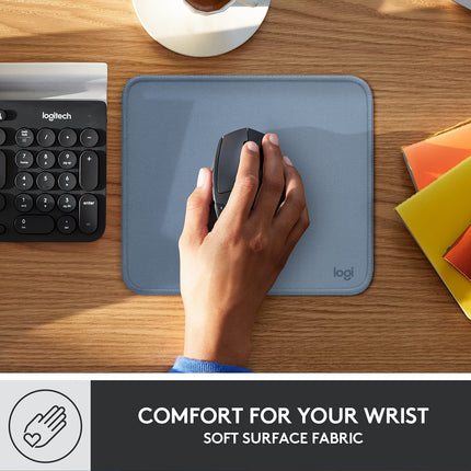 Mouse Pad Logitech Studio Series | Superficie Antideslizante | Resistente a Salpicaduras