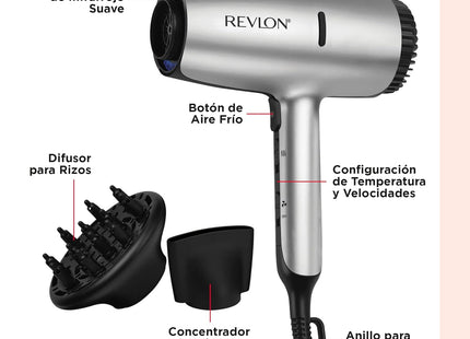 Secadora Dry Max 1875W Revlon | Para un secado rápido con menos frizz y más control en tu cabello