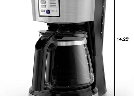 Black+Decker Cafetera Programable 12Tz, CM1331S-LA