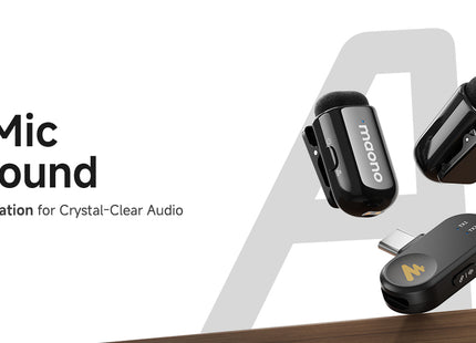 Micrófono Inalámbrico Maono WM622 PC2 | Receptor USB-C | Reducción de Ruido
