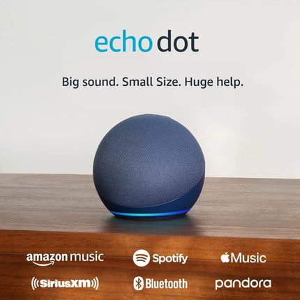 Amazon Echo Dot (5ta Gen) | Asistente Alexa | Wi-Fi | Sonido Mejorado | Azul