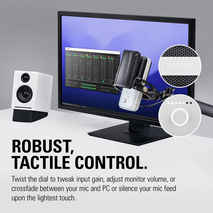 Micrófono Elgato Wave:3 White | USB | Condensador | Streaming y Podcast | 10MAB9911