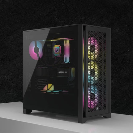 Case Gaming Corsair 4000D RGB Airflow | ATX | Vidrio Templado | Malla Frontal | 3 Ventiladores RGB