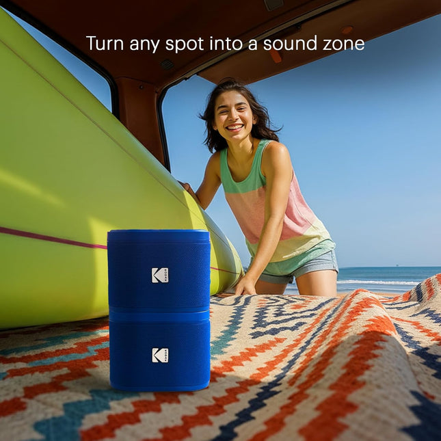 Parlante Kodak Soundbrix Azul, B0DQVDK34Z