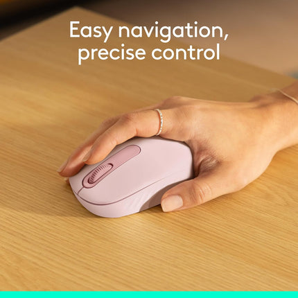 Mouse Inalámbrico Logitech M196 | Bluetooth | 1000 DPI | 910-007458 | Rosado