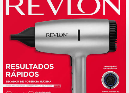 Secadora Dry Max 1875W Revlon | Para un secado rápido con menos frizz y más control en tu cabello