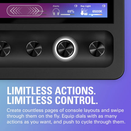 Teclado de Streaming Elgato Stream Deck+ | 8 Botones LCD | 4 Perillas Inteligentes | Pantalla Táctil | Control Total de Producción
