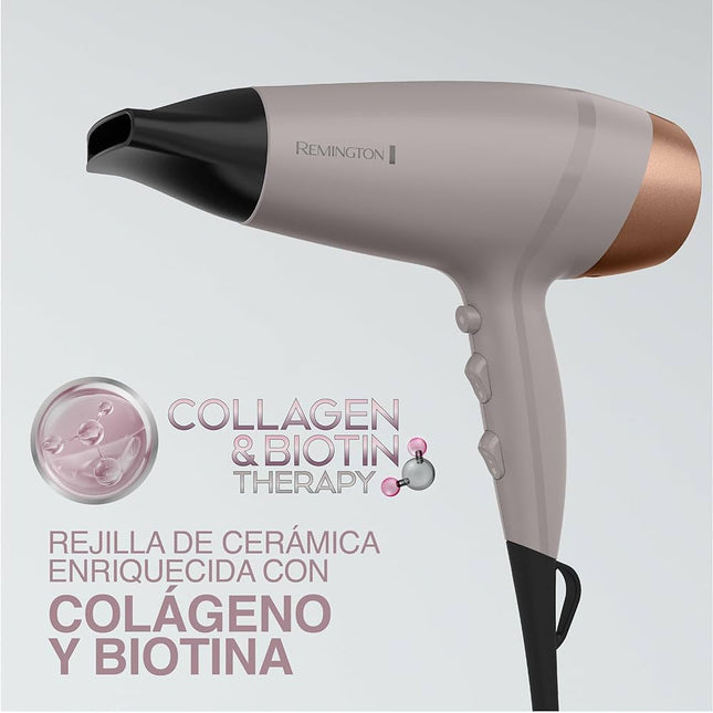 Remington secadora de colageno y terapia de biotin - D26A-110F