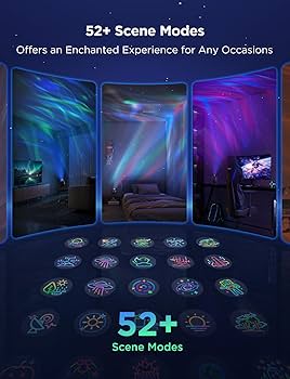 Proyector de Luz de Estrellas Govee H6093 | Smart RGBW + Aurora | 650 ft² Cobertura | Wi-Fi 2.4 GHz / Bluetooth