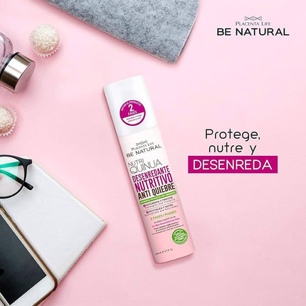 Desenredante Nutritivo Nutri Quinua 200 ml | Placenta Life | Revitaliza, desenreda y protege el cabello tratado