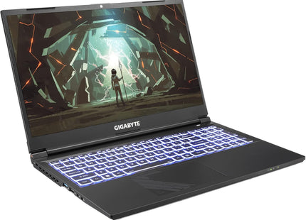 GIGABYTE G5 gaming laptop vista lateral derecha mostrando puertos