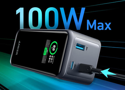 Anker Batería Portátil Prime 20000mAh 200W Negro, A1336
