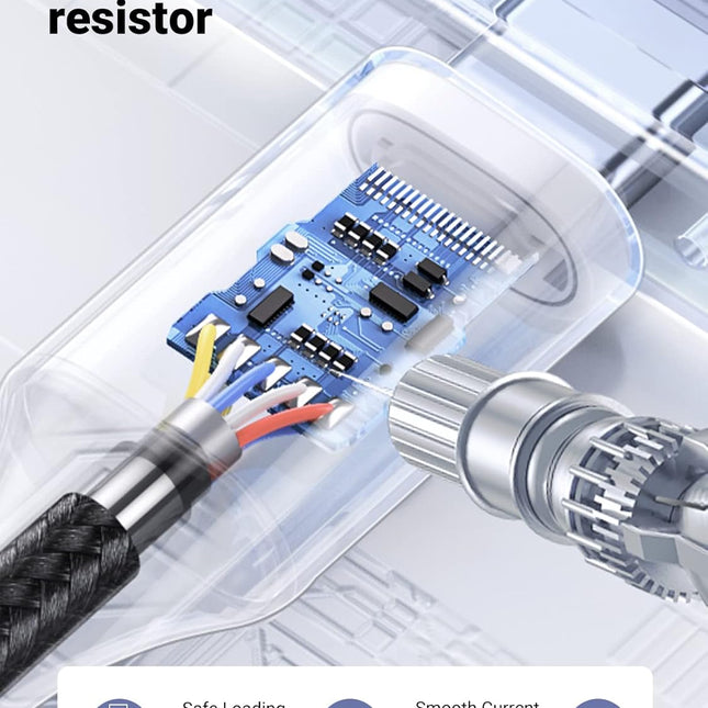 Cable UGREEN US288 USB-A a USB-C | 3A | 1 Metro | Carga Rápida | Negro