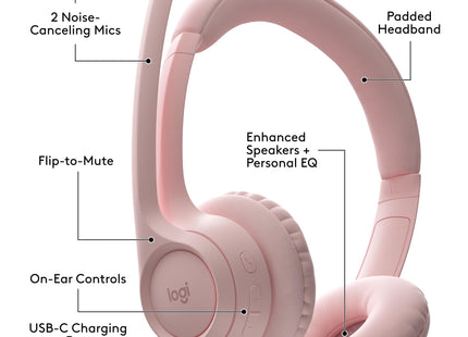 Headset Logitech Zone 300 | Inalámbrico | Bluetooth