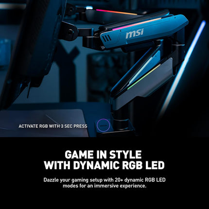 Soporte Doble para Monitor MSI MPG MT201DR RGB | Gris