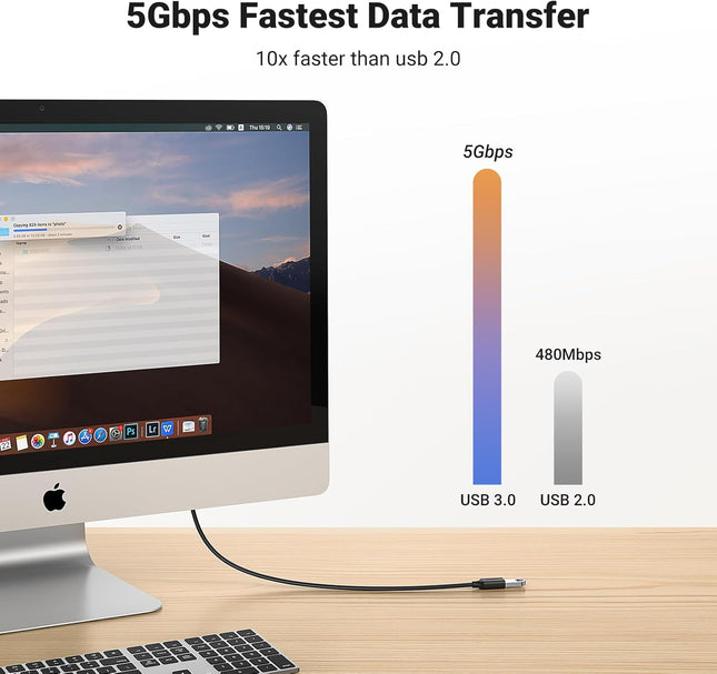 Cable USB-A a USB-A UGREEN US129, 10373