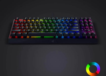 Razer BlackWidow V3 Mini HyperSpeed Teclado Gaming Mecánico 65% RGB Español Switch Amarillo USB-C Negro