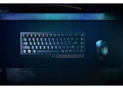 Razer BlackWidow V3 Mini HyperSpeed Teclado Gaming Mecánico 65% RGB Español Switch Amarillo USB-C Negro