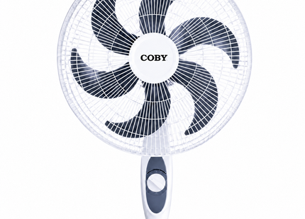 COBY Ventilador de Pie 18" Blanco, FY3322-2204W