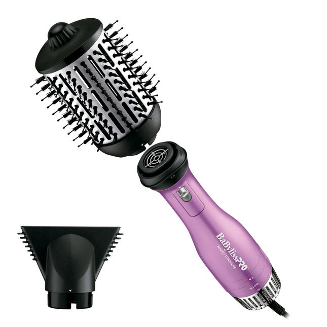 BaBylissPRO Cepillo Secador 2 en 1 Dual Ionic Fucsia, 811305