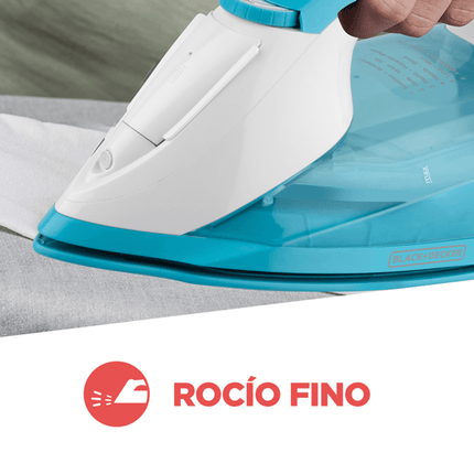 Plancha de Vapor Black+Decker IR1851 | 1200 W | Suela CeramicGlide | SmartSteam | Auto‑Apagado
