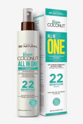 Tratamiento Virgin Coconut Placent Life Todo en Uno | 250ml | Para cabello maltratado y seco