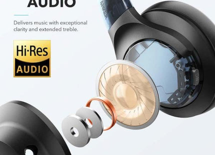 Soundcore Audífonos Life Q20 ANC Híbrido Negro, A3025