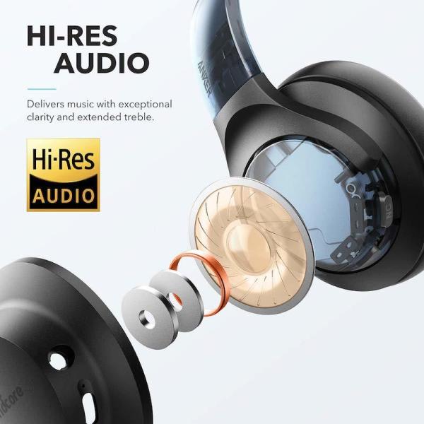 Soundcore Audífonos Life Q20 ANC Híbrido Negro, A3025