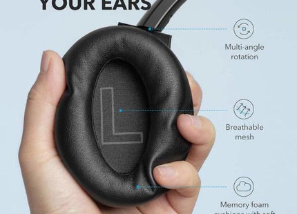 Soundcore Audífonos Life Q20 ANC Híbrido Negro, A3025