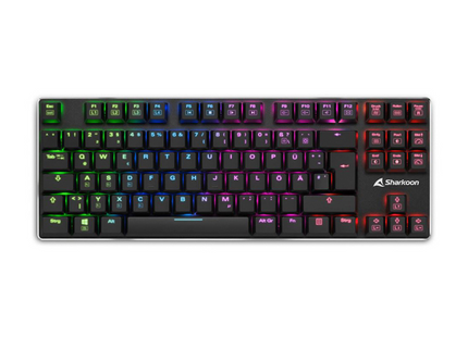 Teclado Gaming Sharkoon PureWriter TKL | 60% | Kailh Red | RGB | Alámbrico USB | Inglés