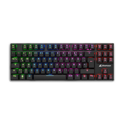 Teclado Gaming Sharkoon PureWriter TKL | 60% | Kailh Red | RGB | Alámbrico USB | Inglés