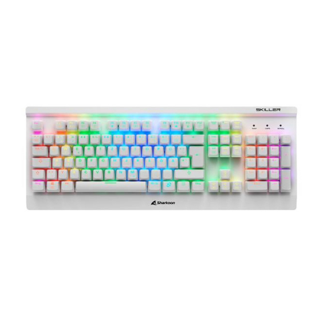 Teclado Gaming Sharkoon Skiller SGK3 | Mecánico | Iluminación RGB | USB | Inglés