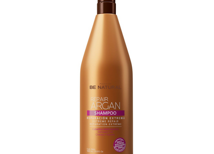 Shampoo Reparador Argán Placent Life | 1000ml | Hidratación y reparación profunda para cabello dañado y seco