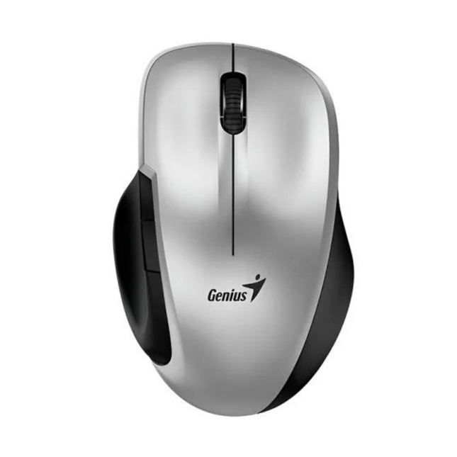 Mouse Inalámbrico Genius RS2 Ergo 8200S | Receptor USB-C | 1200 DPI | Clic Silencioso | 5 Botones | Diseño Ergonómico