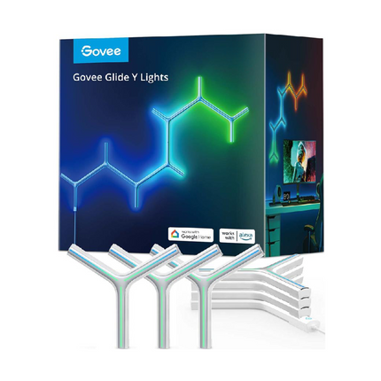 Lámpara de Pared Govee Glide Y Light H6065 | RGBIC | Iluminación Personalizable | Control por App y Voz