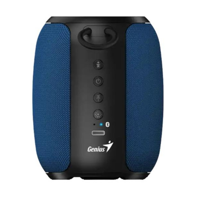 Parlante Genius SP-915BT | Bluetooth | Potencia 5W | Batería recargable | Sonido estéreo | Color Azul