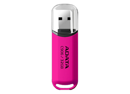 Memoria USB ADATA | 32GB | USB 2.0 | C906 Rosa | AC906-32G-RPP