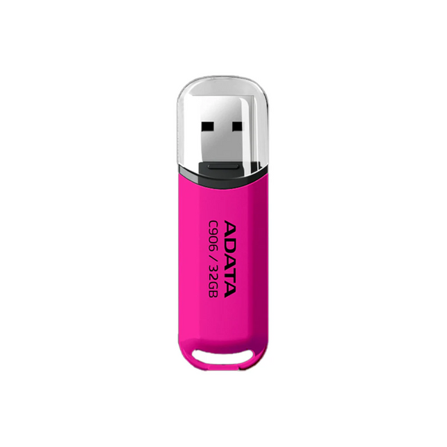 Memoria USB ADATA | 32GB | USB 2.0 | C906 Rosa | AC906-32G-RPP