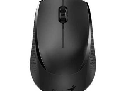 Mouse inalámbrico Genius NX-8000S vista frontal con diseño ergonómico