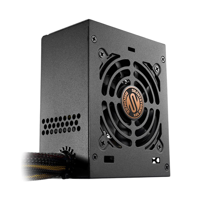 Fuente de Poder Sharkoon SFX Bronze 450W | Certificación 80 PLUS Bronze | Formato SFX | Ventilador 80mm | Cableado Fijo