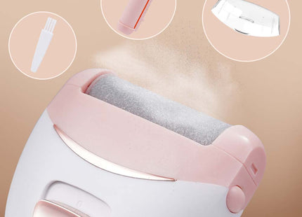 Winning Star Exfoliador Eléctrico Pies Rotativo IPX5, ST-5851